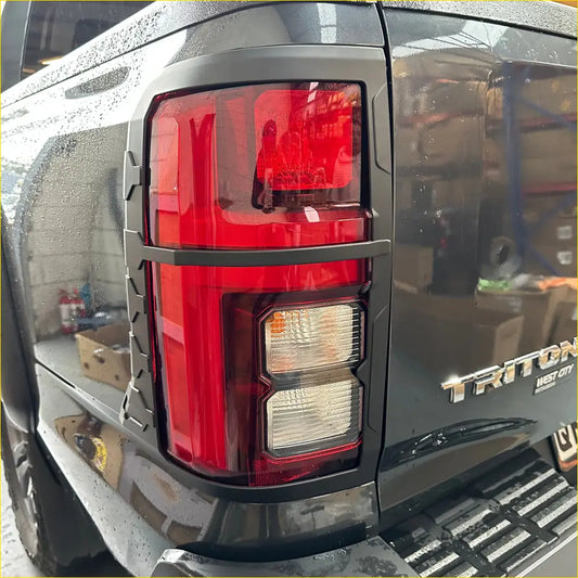 Taillight Covers Mitsubishi Triton 2024+ Matte black - Plastic Trim
