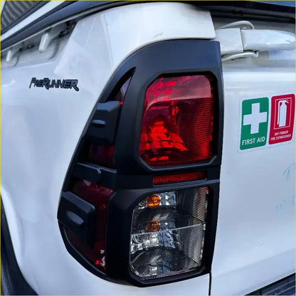 Taillight Covers Toyota Hilux 2015-2020 SR/SR5/SR5 Cruiser Matte Black