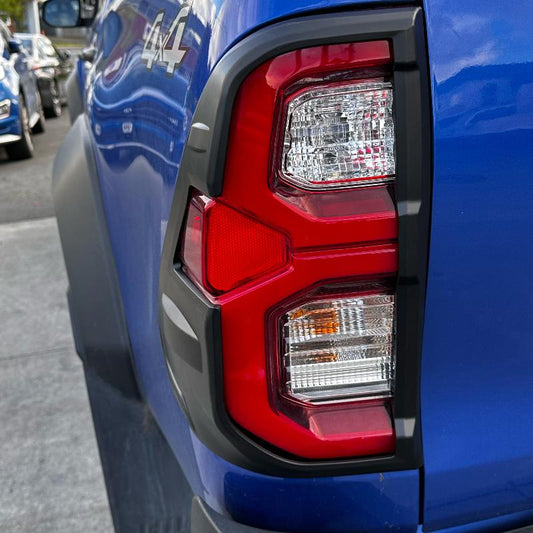 Taillight Covers Toyota Hilux 2021+ SR5 Cruiser Matte Black