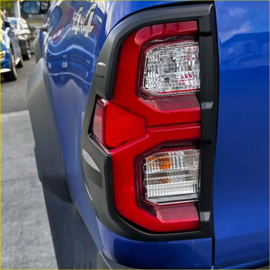 Taillight Covers Toyota Hilux 2021+ SR5 Cruiser Matte Black