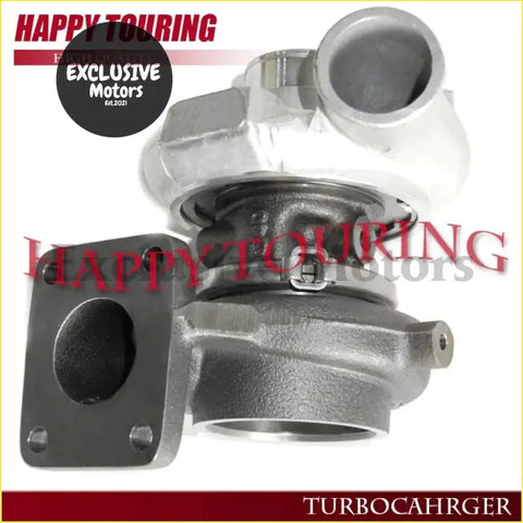 Silver metallic td06-11a-8 turbo with black flange and polished turbine housing for mitsubishi canter 4d31t 3.3l 1992-1999