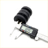 Black rubber tension rod bushing with circular ridges measured 18.95 mm for Nissan Datsun Navara D21 1986-1997