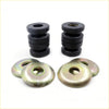 Tension rod bushing for nissan navara d22 np300 1997-2004 with black rubber bushings and metallic washers