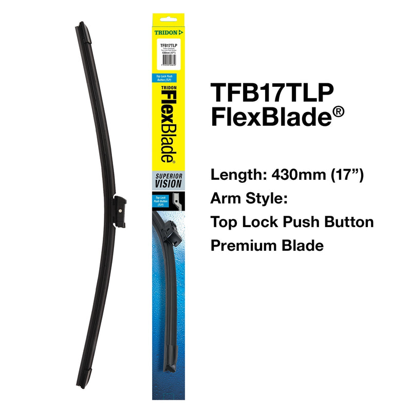 Tridon Flexblade Tl Push Btn 430mm 17In TFB17TLP