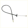 Black throttle cable for Nissan Datsun 720 king cab with metal ball end and metallic connector housing