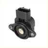 Black plastic throttle position sensor with rectangular connector and circular base for suzuki toyota pontiac 4wd ute offroad use
