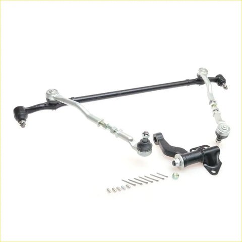 Black and silver metal tie rod idler arm center link kit for nissan d22 zdi3l turbo diesel steering linkage