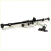 Black painted steel tie rod idler arm center link set with chrome fittings and hardware for nissan d21 navara king cab
