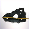 Black plastic timing chain belt cover with circular cutouts and mounting holes for toyota hilux ln50 ln60 ln61 ln65 1983-1988