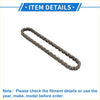 Metallic gray timing chain kit for toyota cami j100 with interlocking links and sturdy industrial design