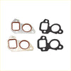 Set of four holden commodore hsv ls1 ls2 intake manifold gaskets with metallic parts black rubber and red sealing rings