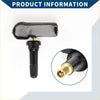 Black rubber tire pressure sensor with gold metal tip for toyota rav4 2013-2018 433mhz model
