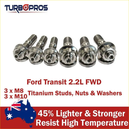 Titanium Turbo Charger Stud Kit for Ford Transit/Transi - & Performance