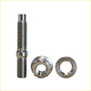 Shiny chrome titanium turbo to dump pipe stud kit bolt with hex head nut and washer for ford falcon xr6 ba bf fg