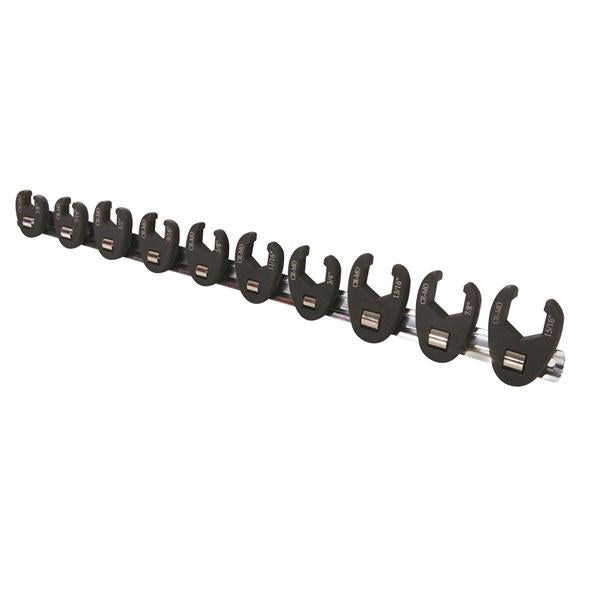 Toledo Crowfoot Wrench Set Flared Sae 10 Piece 301669
