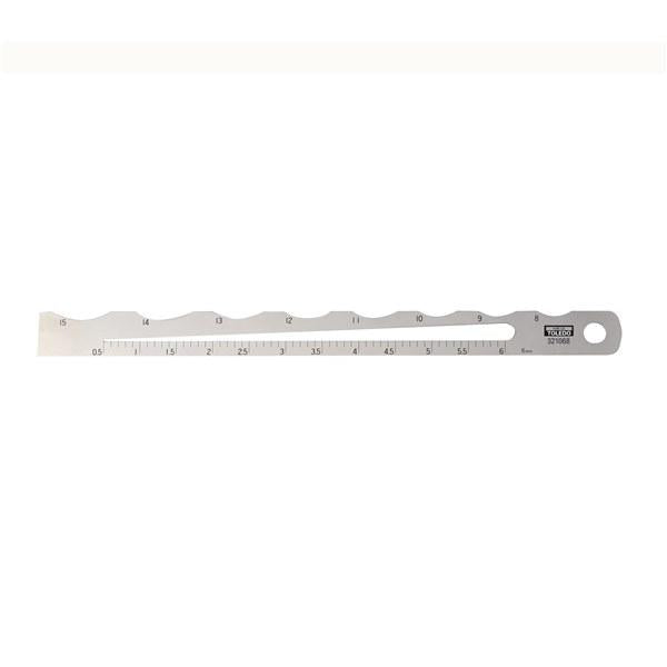 Toledo Radius Scale 0.5-7mm: 0.5mm Pitch 321068