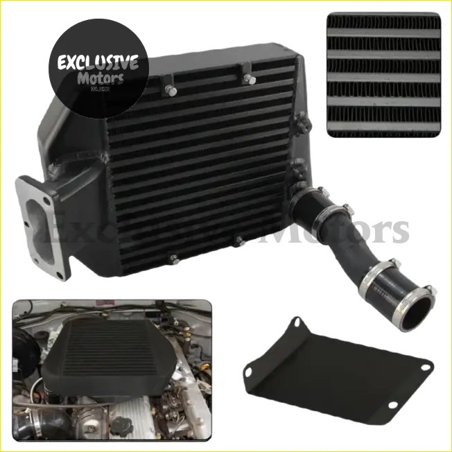 Top Mount Intercooler for Toyota Land Cruiser 80/100 Series 1HD-T 1HZ - Black - Turbo & Performance