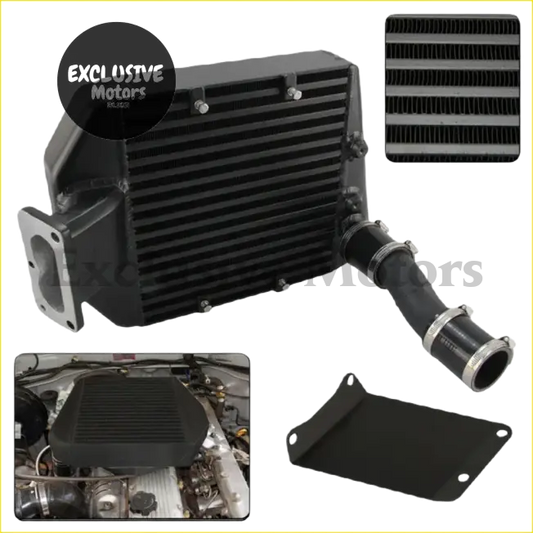 Top Mount Intercooler for Toyota Land Cruiser 80/100 Series 1HD-T 1HZ - Black - Turbo & Performance