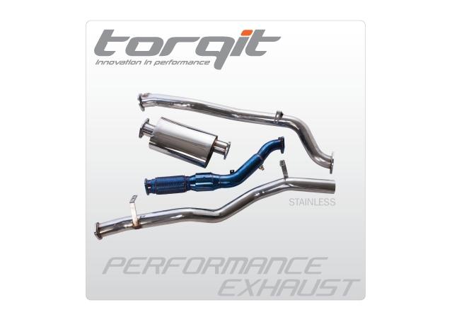 Torqit Turbo Back Exhaust (Louder) 3.5 Inch fits Toyota