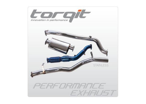 Torqit DPF Back Exhaust Twin 3 to Single 4 Inch fits