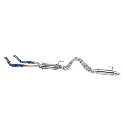 Torqit Turbo Back Exhaust Twin 3 to Single 4 Inch fits