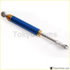 Blue anodized aluminum torque damper engine support with gold end caps and silver piston rod for nissan stroke 305mm-325mm