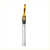 Gold and silver metallic bicycle handlebar lever with black accent shown from back side for toyota avanza tow hook ring