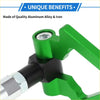 Green and black aluminum alloy and iron tow hook handle with hex bolt for toyota avanza front rear triangle folding screw-on
