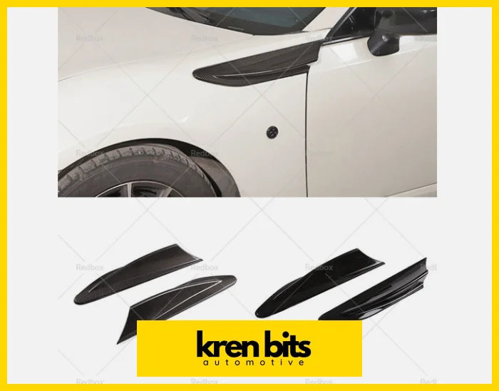 Toyota 86 12 - 20 Black Fender Fin