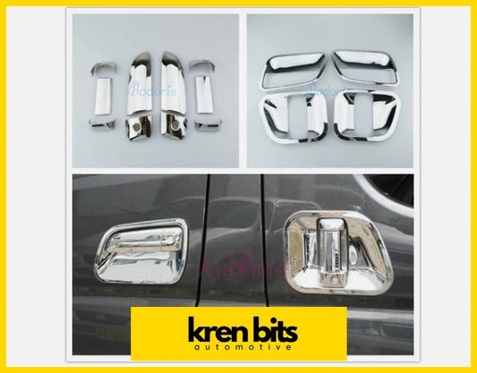 Toyota Hiace 05 - 18 Chrome Handle Covers And Bowls