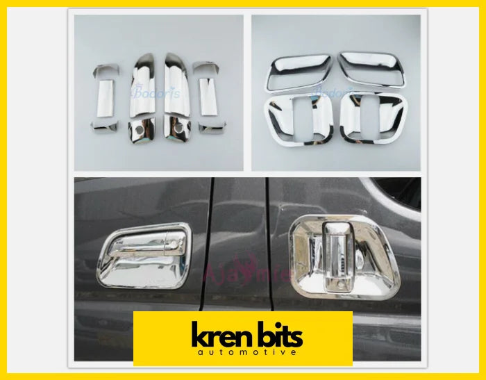 Toyota Hiace 05 - 18 Chrome Handle Covers And Bowls