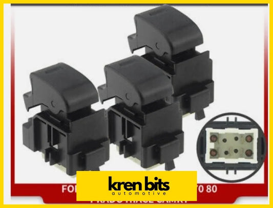 Toyota Hiace 100 95-04 3x Single Power Window Switches Kren Bits