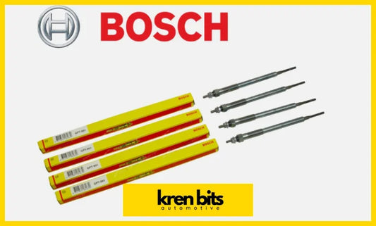 Toyota Hiace 200 05-15 Bosch Glow Plug Set Kren Bits