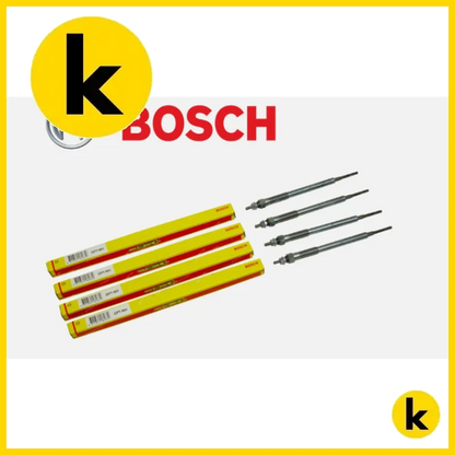 Toyota Hiace 200 05-15 Bosch Glow Plug Set Kren Bits