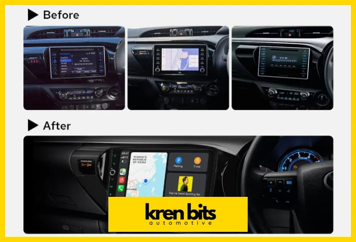 Toyota Hilux 16-21 10.1 Inch Android 128+8 Stereo