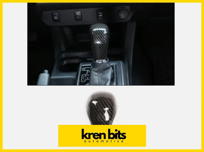 Toyota Hilux 16-22 Carbon Fibre Gear Knob Cover Kren Bits