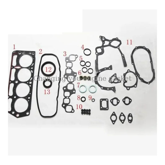 TOYOTA HILUX II CRESSIDA LITEACE 2.0 LITEACE 1.8 2Y 3Y Engine Kits set Engine Gasket 04111-73029 50098600 Kren Bits