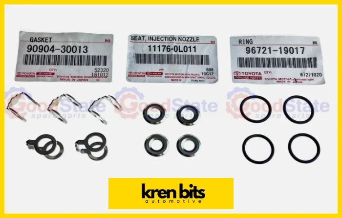 Toyota Hilux Kun26 05-19 Injector Washer Seal Kit