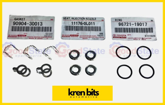 Toyota Hilux KUN26 05-19 Injector Washer Seal Kit Kren Bits