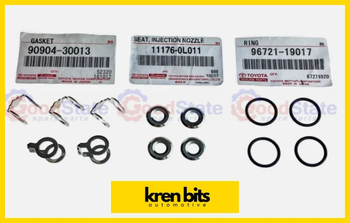 Toyota Hilux Kun26 05-19 Injector Washer Seal Kit