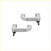 Silver aluminum superior control arm assemblies with black rubber bushings for toyota hilux n80 front lift