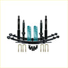 Black and teal coilover suspension kit with shock absorbers springs and leaf spring for toyota hilux n80 3 inch lift