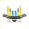 Yellow and black doblòsco suspension kit with teal coil springs for toyota hilux n80 2015 onwards nitro gas lift