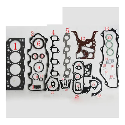 TOYOTA L CRUISER HIACE HILUX II DYNA 150 2.8 3L Engine Kits Set Engine Gasket 04111-54095 Kren Bits