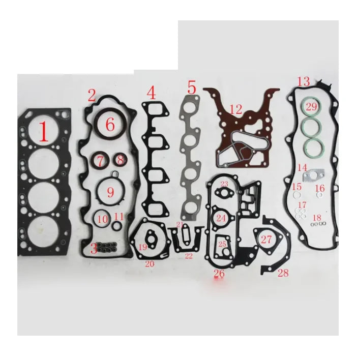 TOYOTA L CRUISER HIACE HILUX II DYNA 150 2.8 3L Engine Kits Set Engine Gasket 04111-54095 Kren Bits