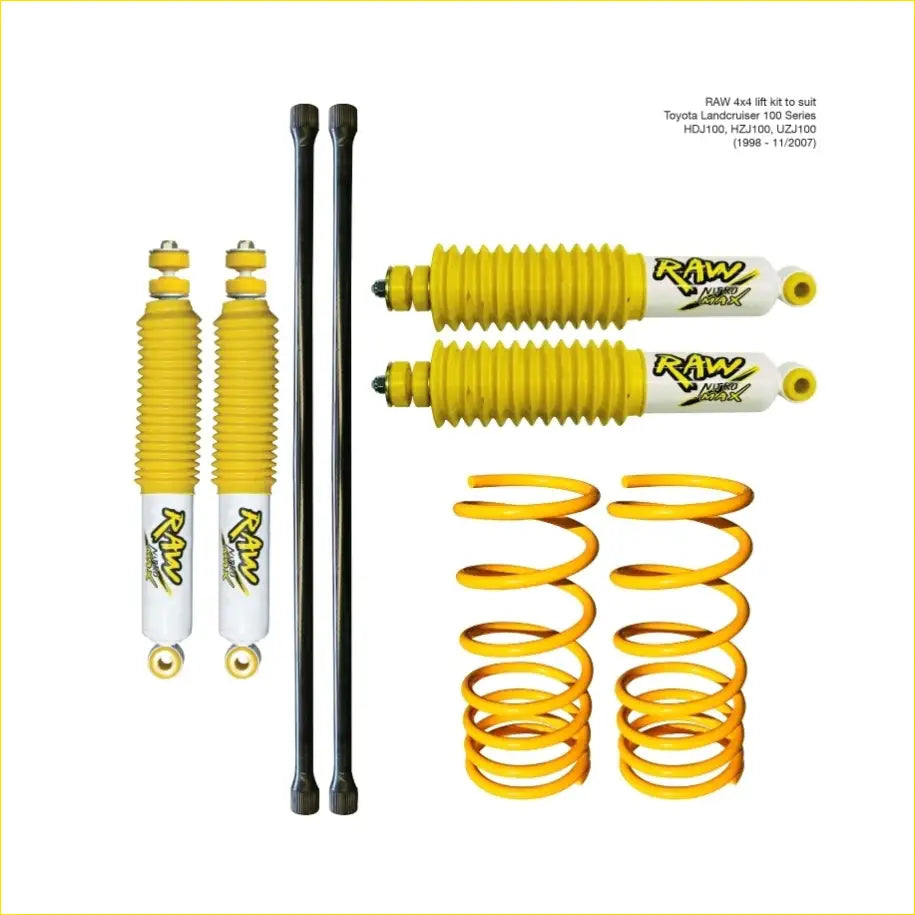 Toyota Landcruiser 100 Series (1998 - 11/2007) - Raw Nitro Max Lift