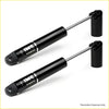 Black ims brand gas lift support arms with chrome rods and black housings for toyota landcruiser 79 series dobinsons ims monotube