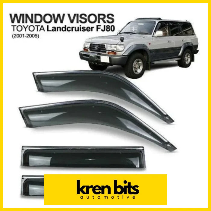 Toyota Landcruiser 80 Monsoons Weathershields