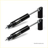 Black dobinsons ims shock absorbers with chrome accents sleek cylindrical design for toyota landcruiser prado 90 series