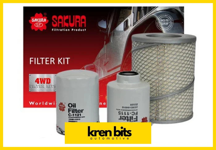 Toyota Ln Series Filter Kit Oil - Air Fuel 4 Runner Hilux L 2L 3L Service Kit